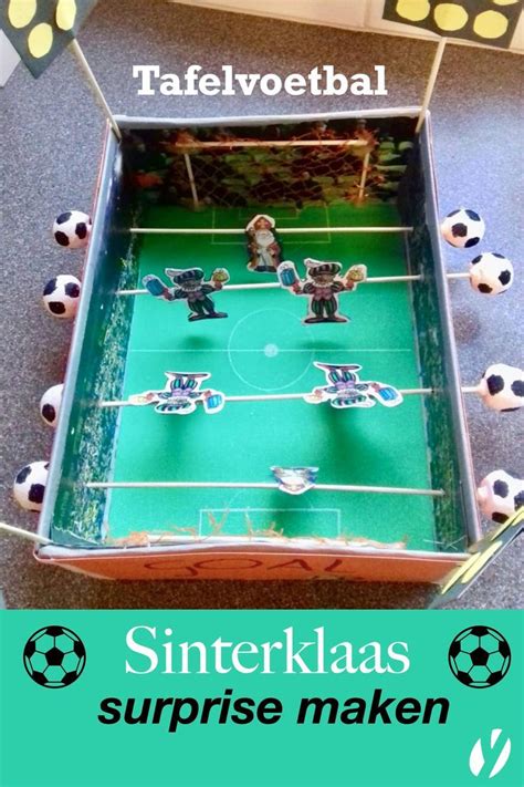 Voetbaltafel als Sinterklaas surprise